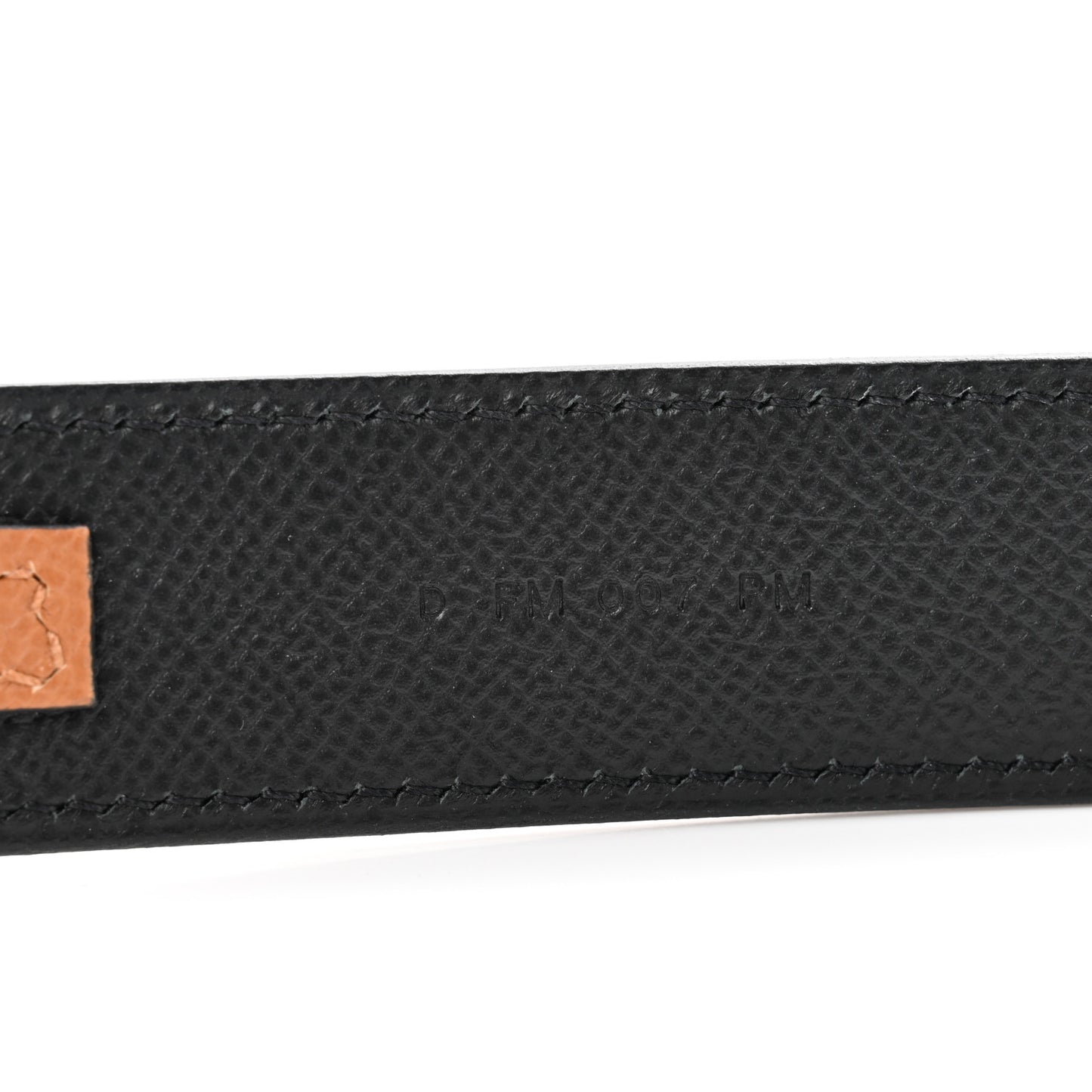 Epsom 30mm Tressage Au Galop Shoulder Strap Black Craie Gold