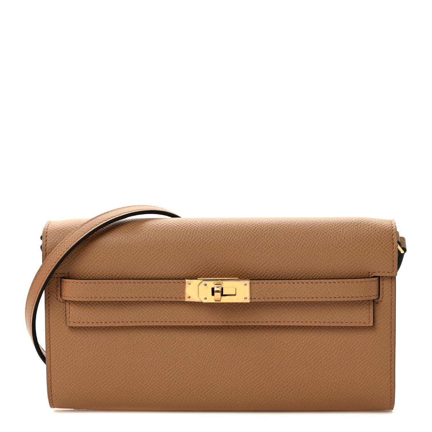Hermes Epsom Verso Kelly Wallet To Go Chai Mauve Sylvestre 1 of 9