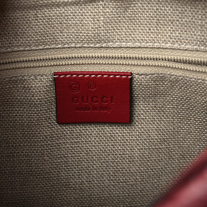 Gucci Microguccissima Small Crossbody Bag Rosso 9 of 10