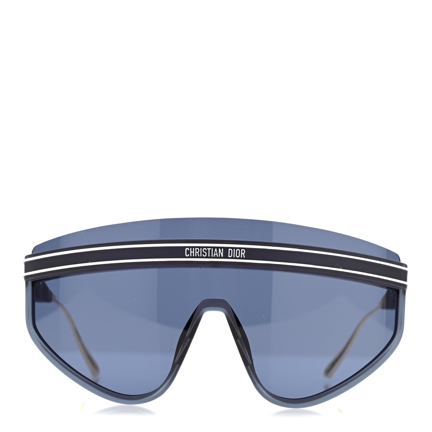 Christian Dior Mask DiorClub M2U Sunglasses Translucent Blue 2 of 8