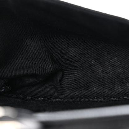 Chanel Grained Calfskin Quilted 2.55 Reissue Flap Belt Bag Clutch Black 5 of 11
