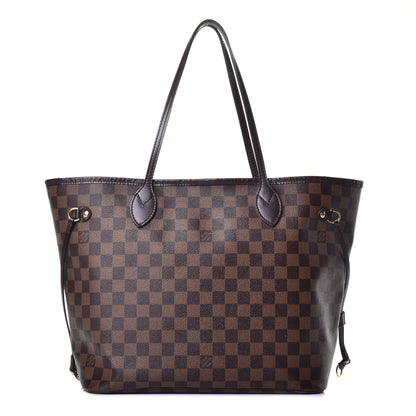 Louis Vuitton Damier Ebene Neo Neverfull MM Rose Ballerine 2 of 11