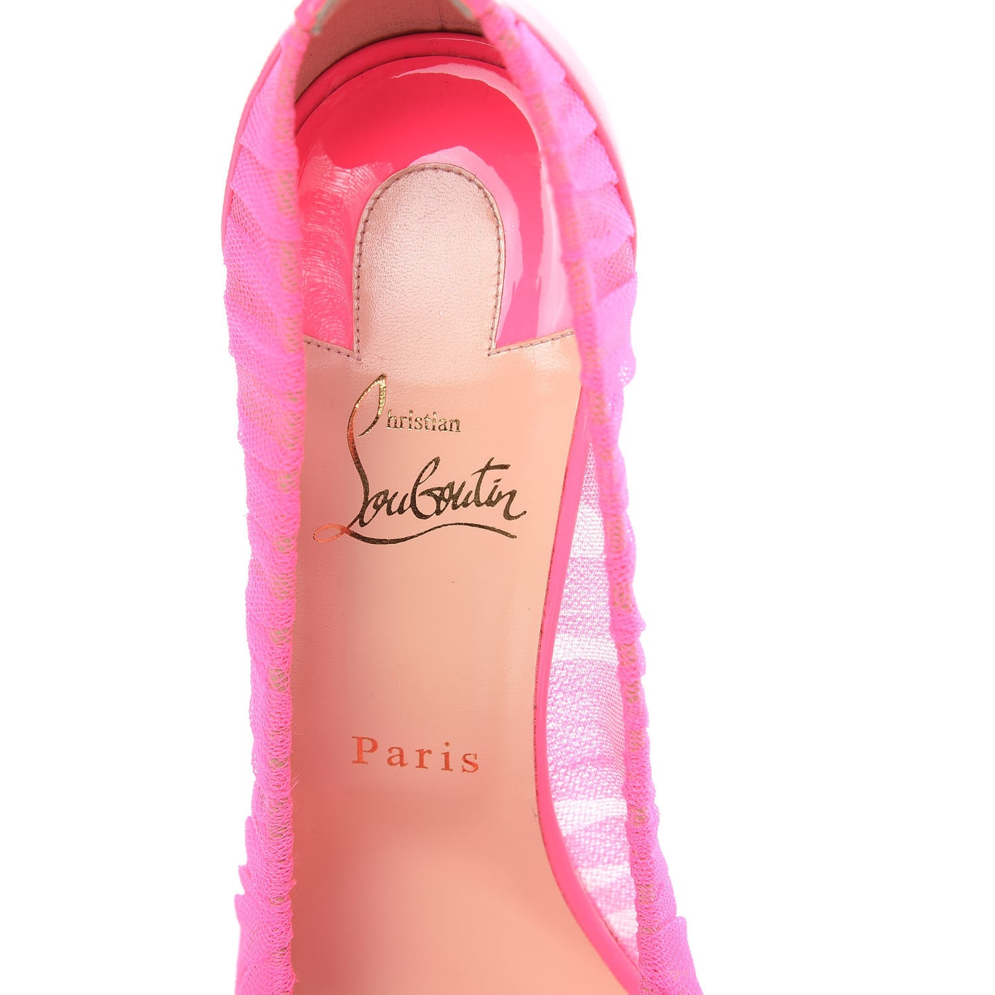 Tulle Patent Follies Draperia 100 Pumps 40 Shocking Pink