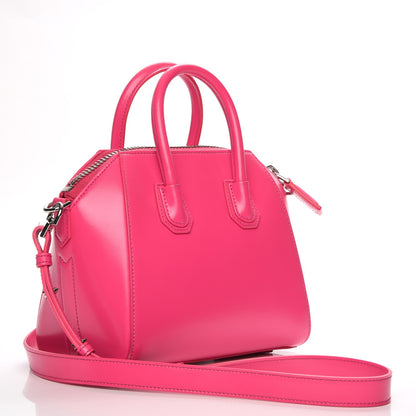 Givenchy Shiny Lord Calfskin Mini Antigona Shocking Pink 4 of 9