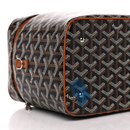 Goyard Goyardine Muse Vanity Case Black Gold 7 of 8
