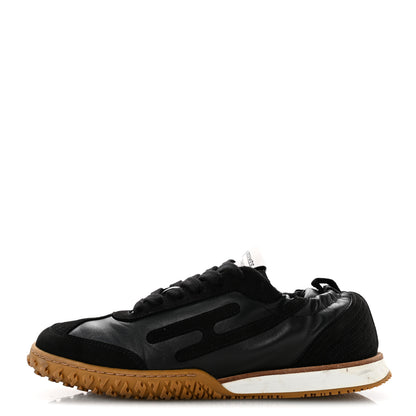 Hermes Nappa Suede Goatskin Jet Sneakers 37 Black 1 of 11