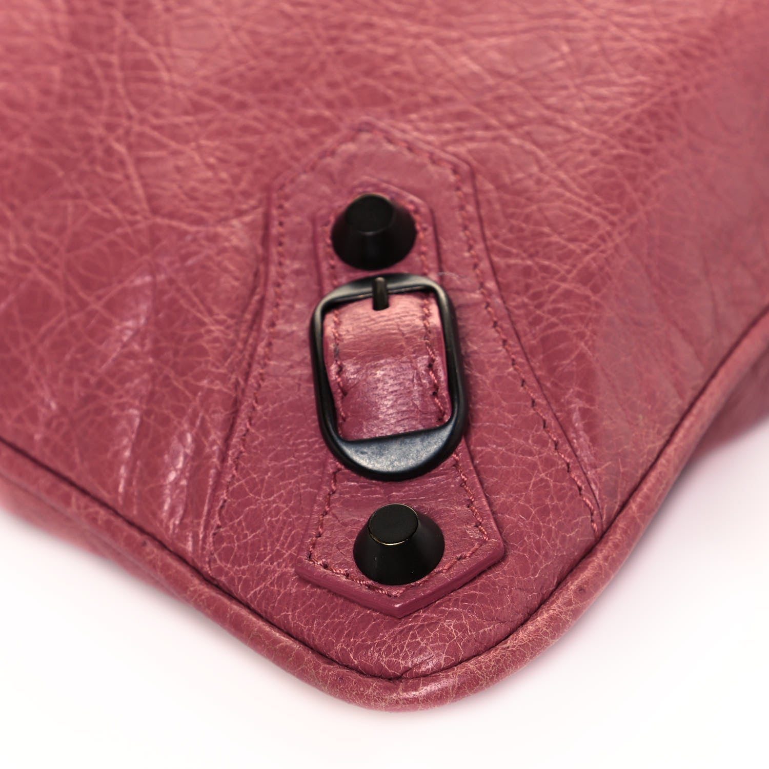 Balenciaga Agneau Classic Hardware Flat Handle Clutch Rose Bruyere 8 of 10