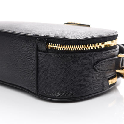 Prada Saffiano Lux Odette Crossbody Black 7 of 11
