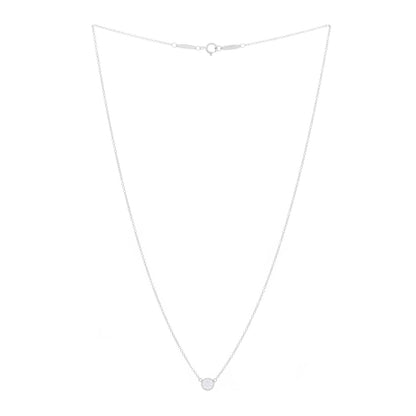 Tiffany Platinum Diamond .27ct Elsa Peretti Diamonds by the Yard Pendant Necklace 2 of 3