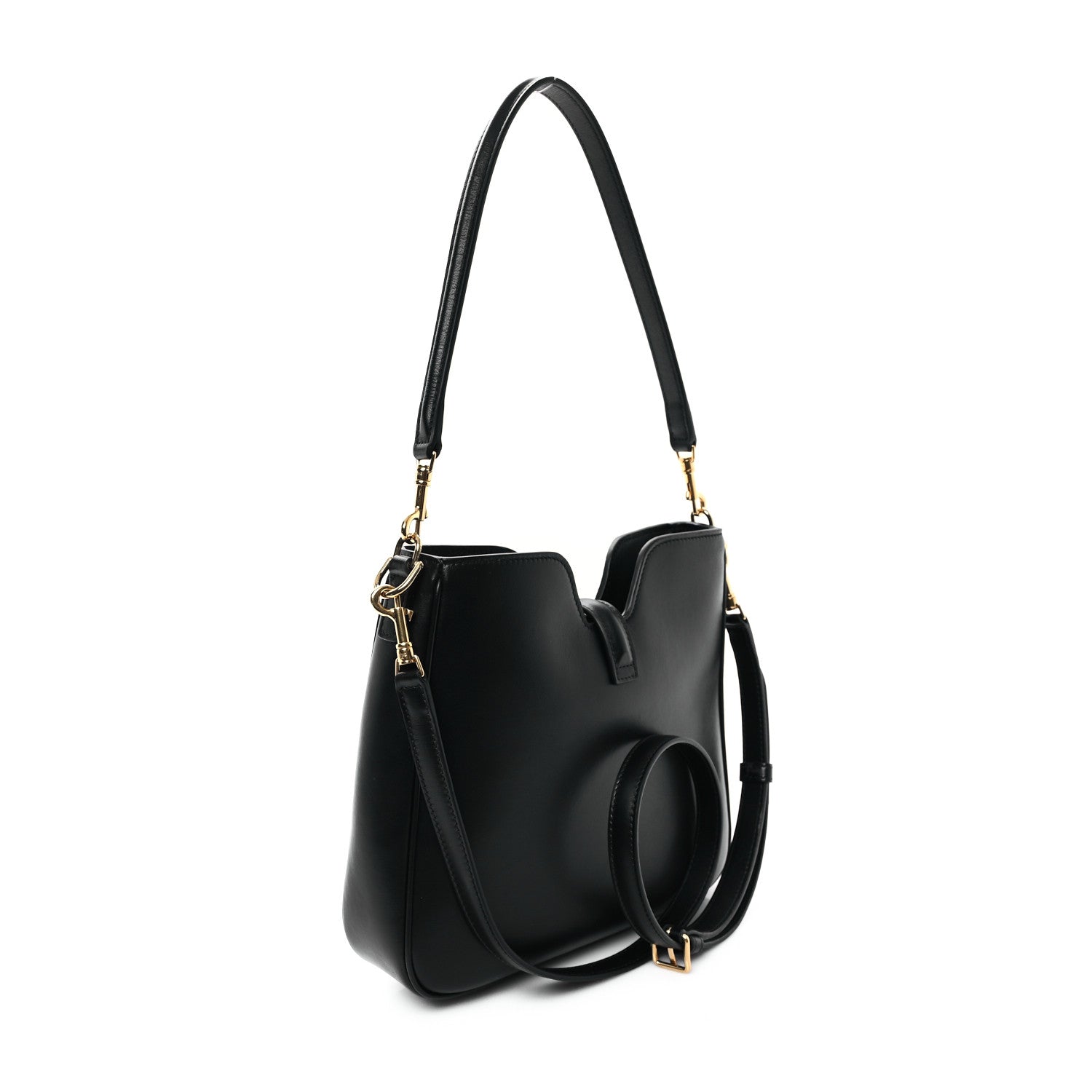 Celine Smooth Calfskin Small Camille 16 Soft Bag Black 3 of 9
