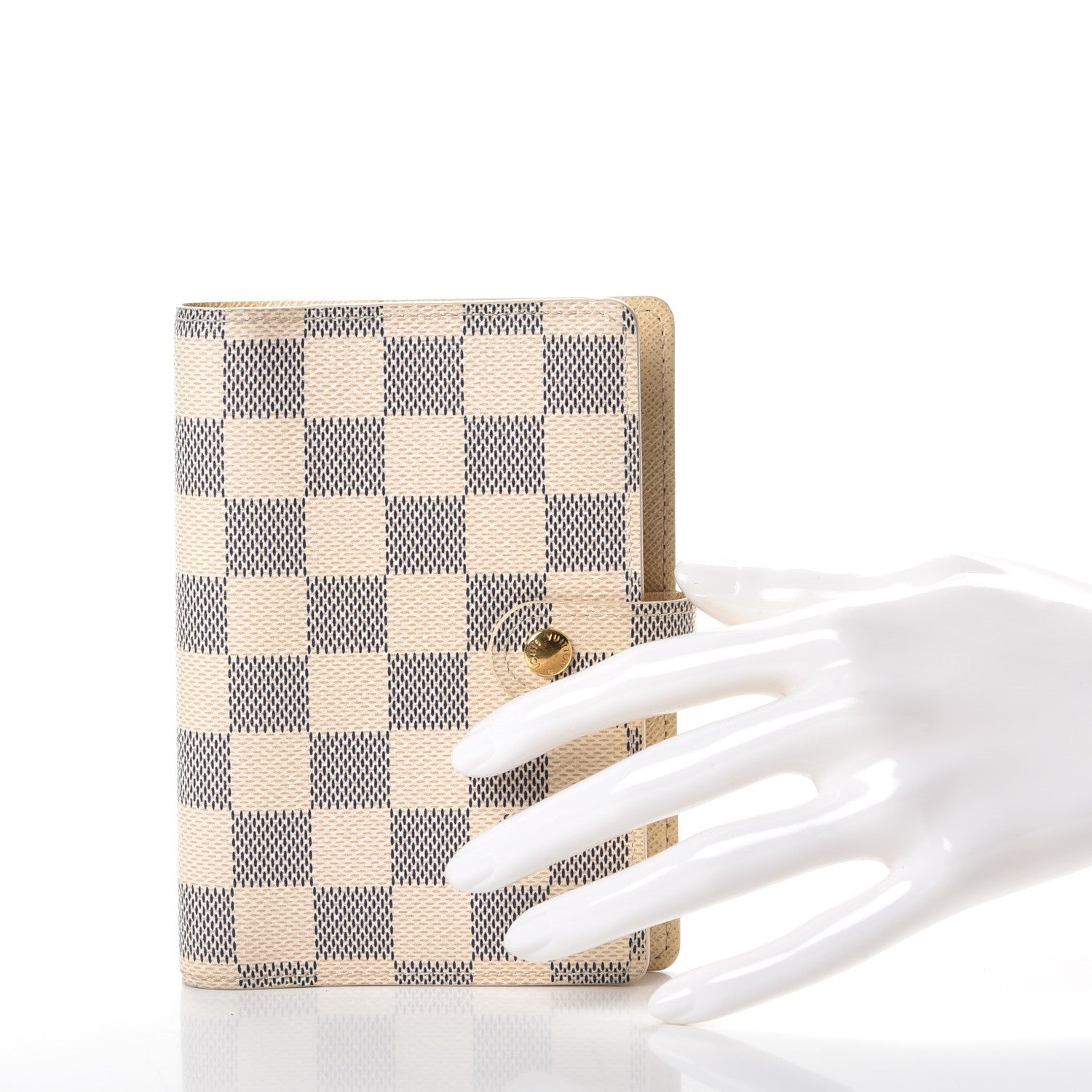 Louis Vuitton Damier Azur Small Ring Agenda Cover 2 of 8