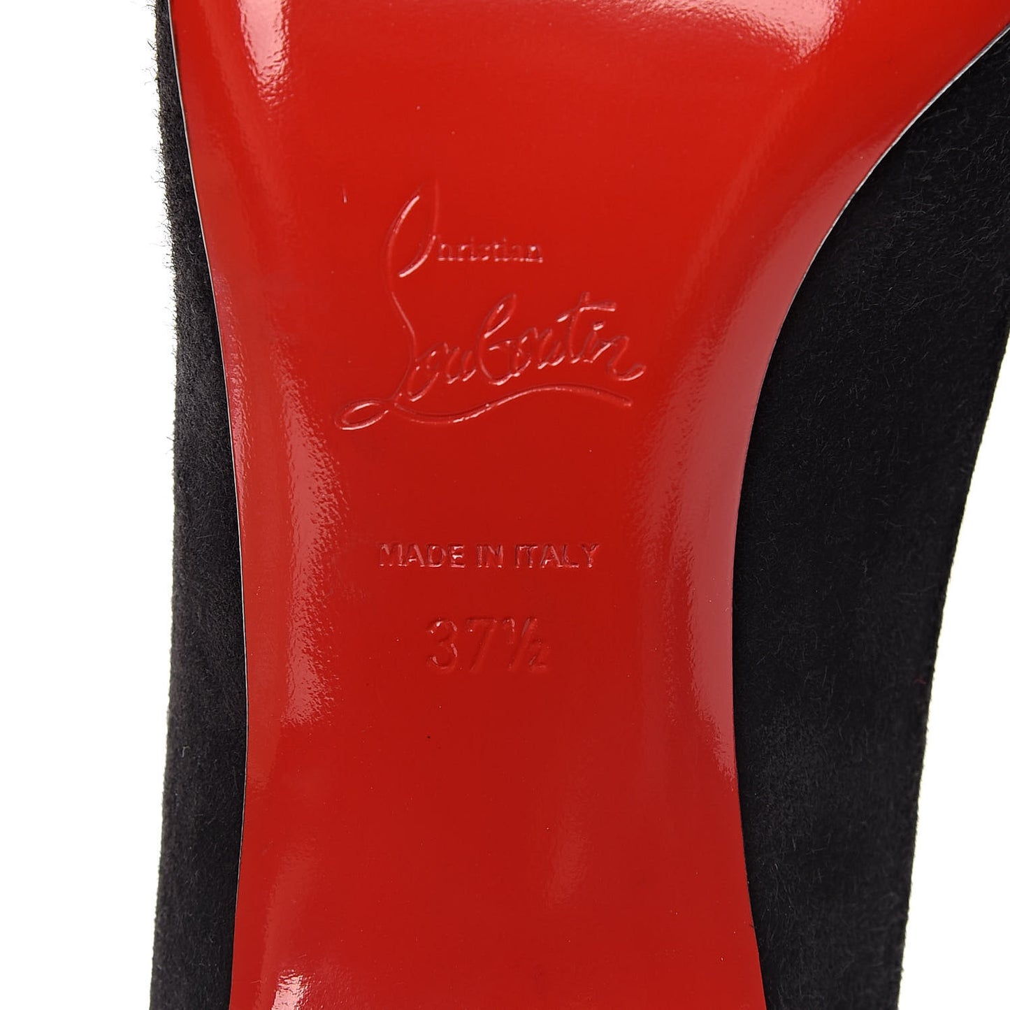 Veau Velours Donna Studs 55 Pumps 37.5 Black