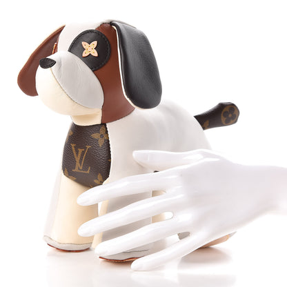 Louis Vuitton Calfskin Monogram Doudou Oscar Dog Beige 2 of 6
