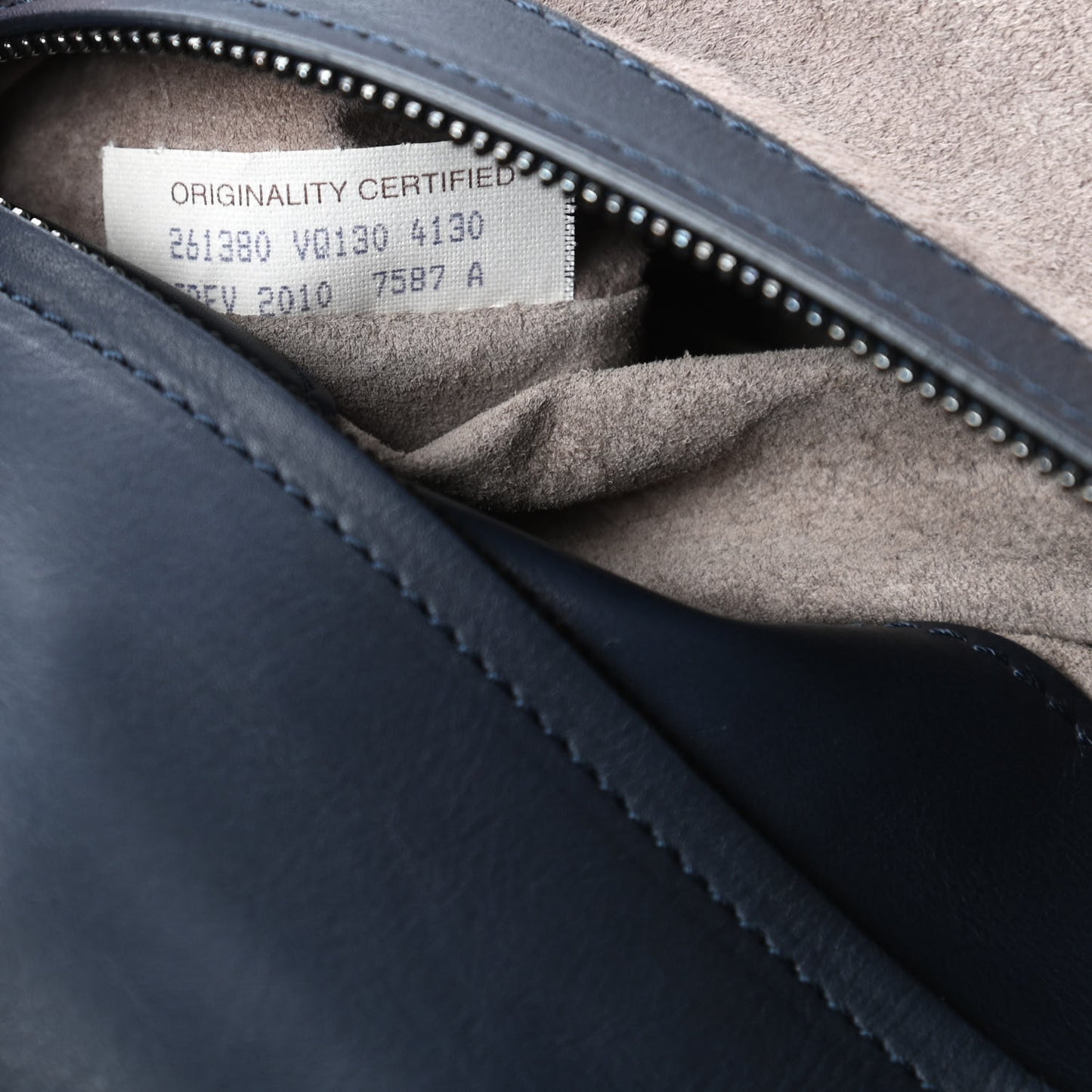 Nappa Intrecciato Messenger Bag Blue