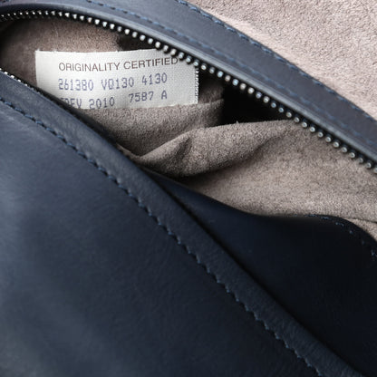 Bottega Veneta Nappa Intrecciato Messenger Bag Blue 9 of 10