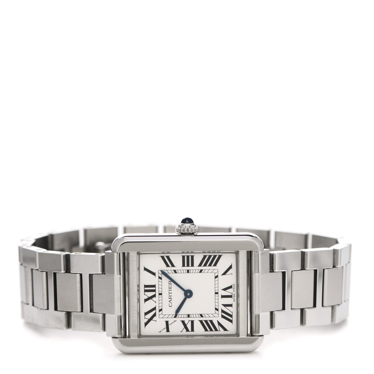 Cartier Stainless Steel 24mm Tank Solo Quartz Watch 2 of 4
