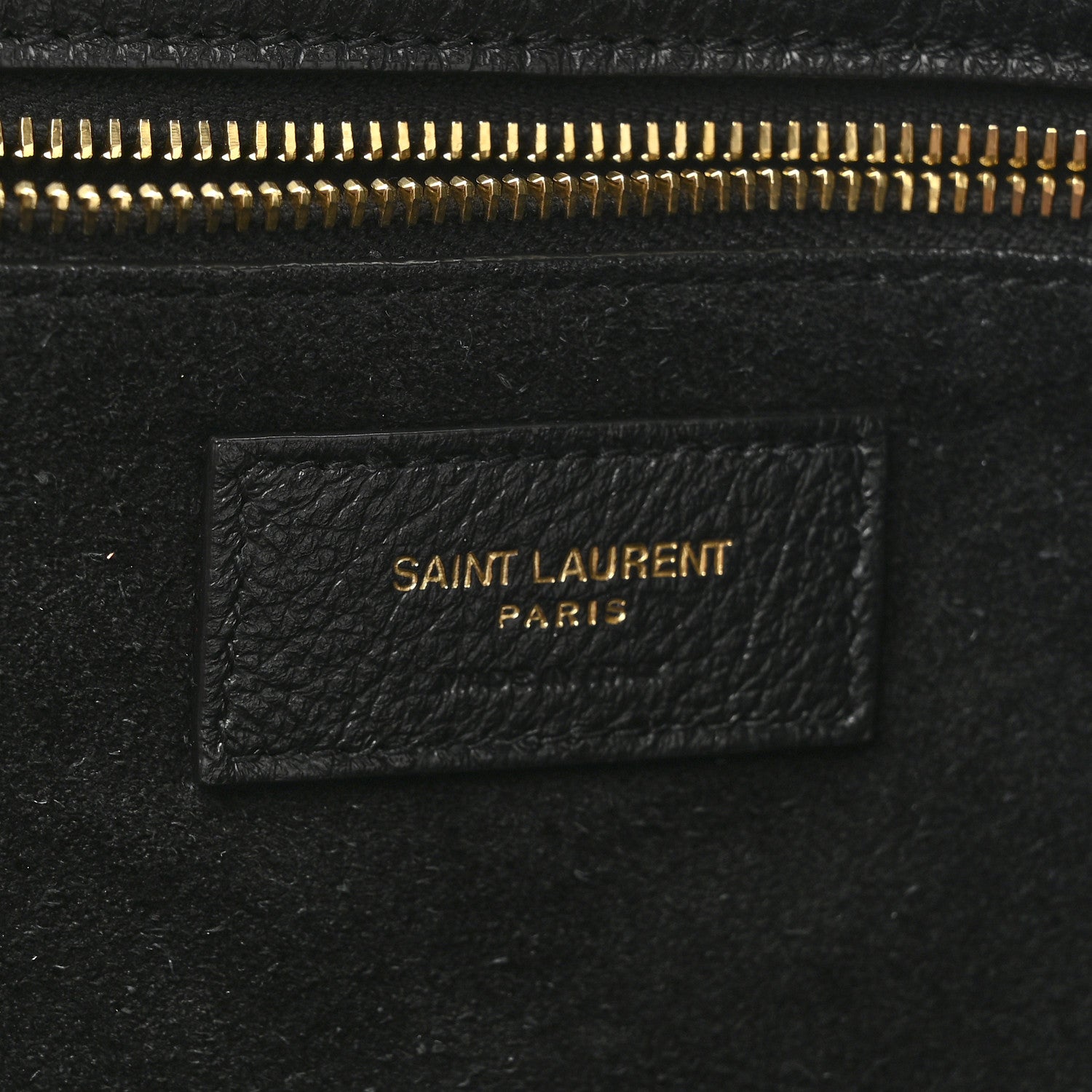 Saint Laurent Grained Deerskin Bea Tote Black 6 of 11