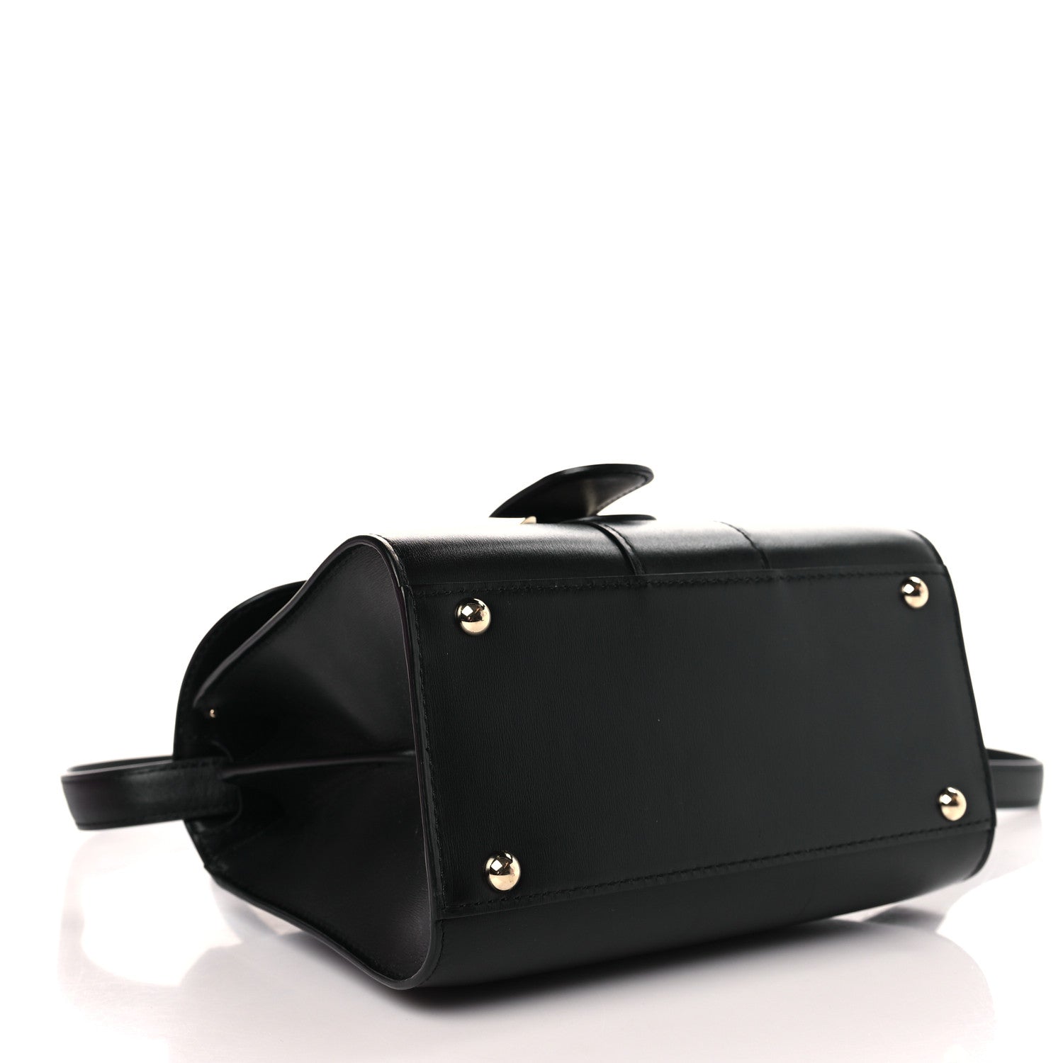 Delvaux Box Calfskin Mini Brillant Satchel Black 4 of 9