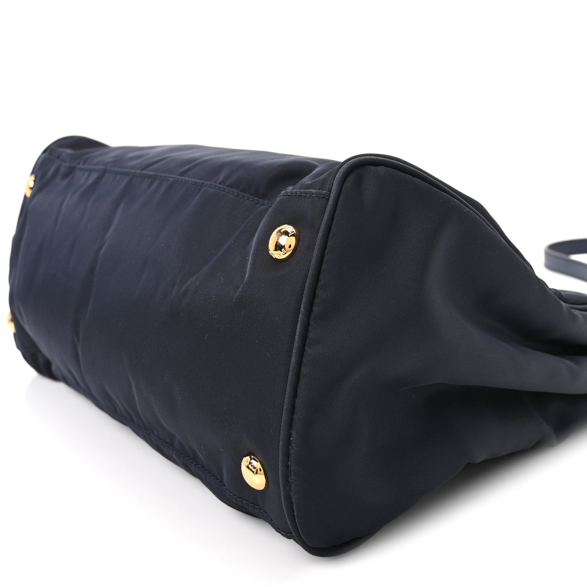 Prada Tessuto Nylon Saffiano Vela Tote Bleu 10 of 10