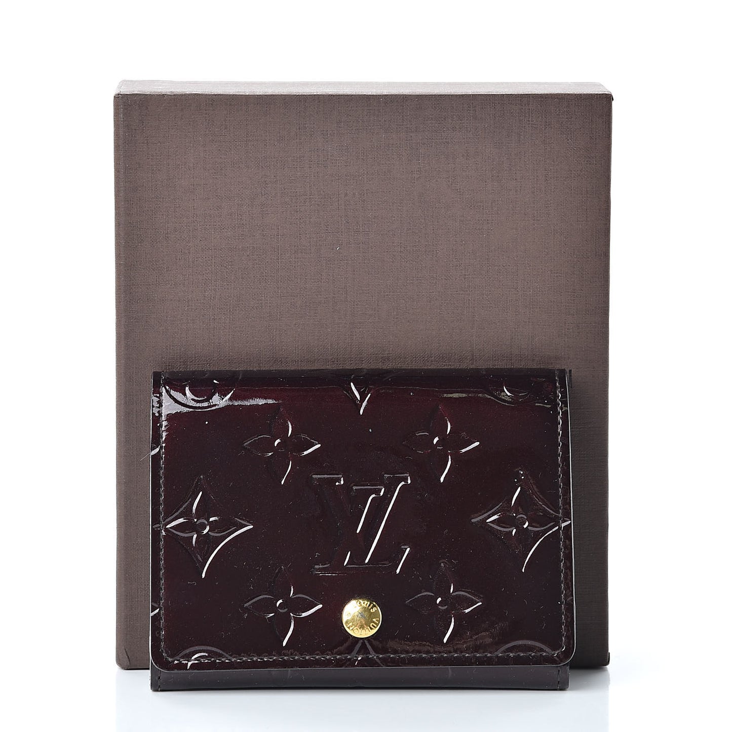 Vernis Business Card Holder Amarante