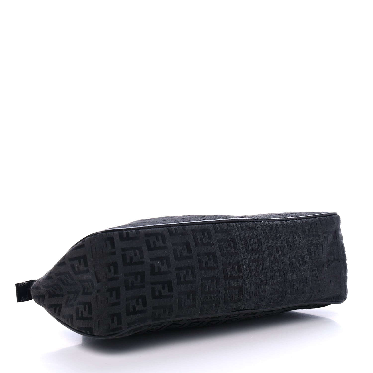 Fendi Zucchino Small Shoulder Bag Black 3 of 4