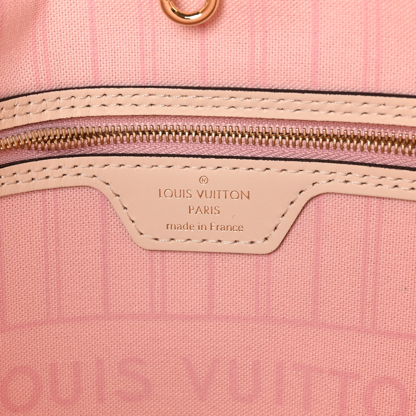 Damier Azur Braided Neverfull MM Pink