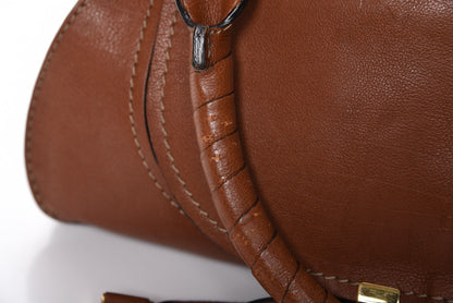 Chloe Calfskin Medium Marcie Nude Satchel Tobacco 11 of 16