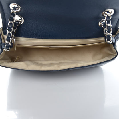 Chanel Caviar Medium Timeless CC Flap Navy Blue 5 of 10