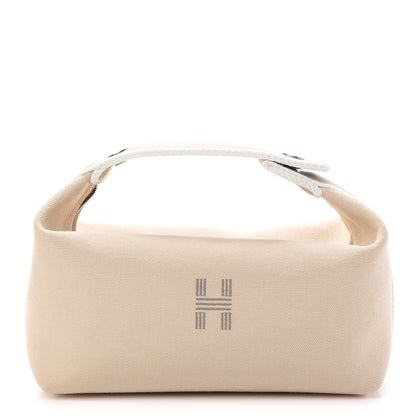 Hermes Canvas Small Bride-A-Brac Pouch Natural 1 of 8