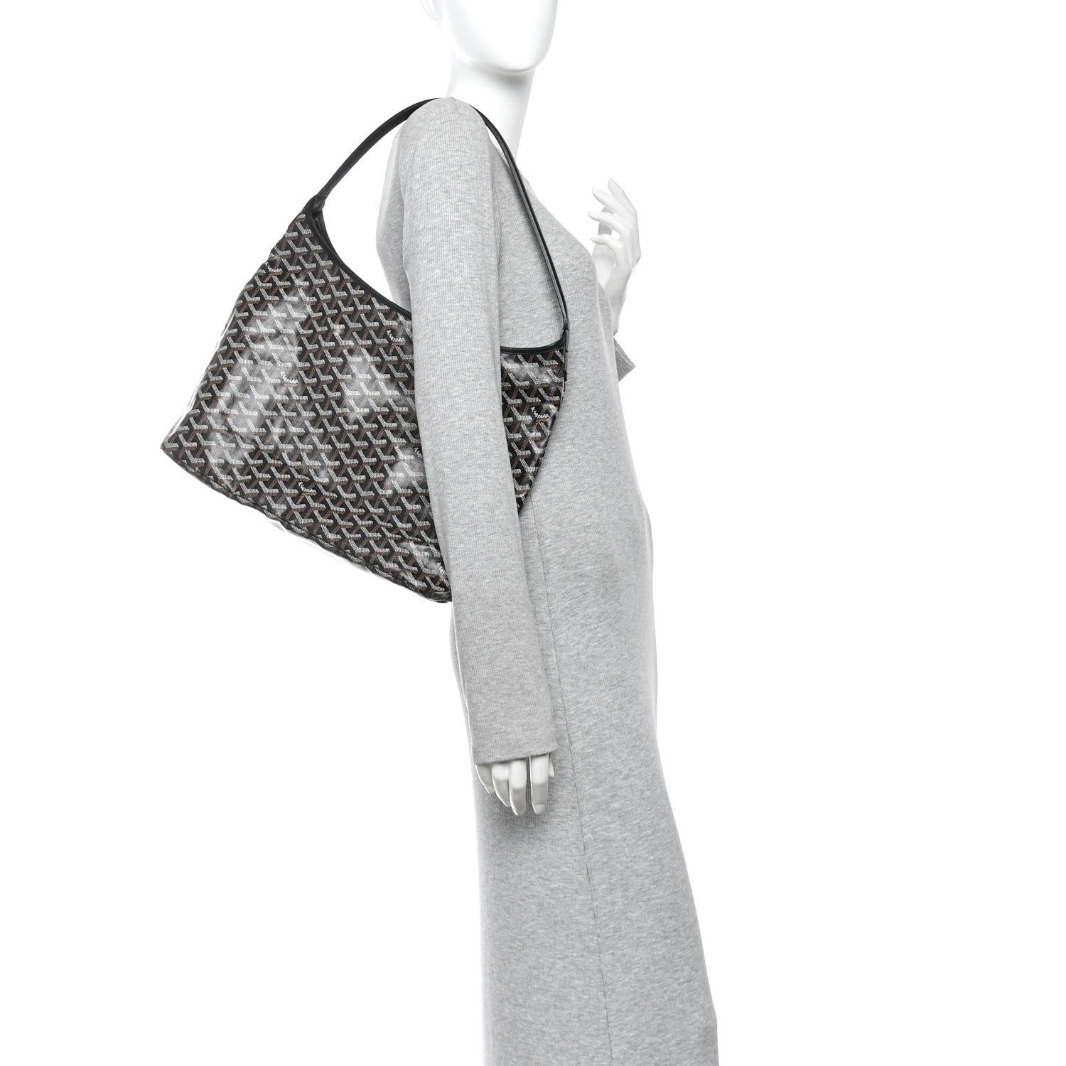 Goyard Goyardine Boheme Hobo Black 2 of 11