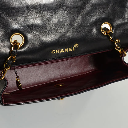 Chanel Lambskin Quilted Small Single Flap Black 9 of 11
