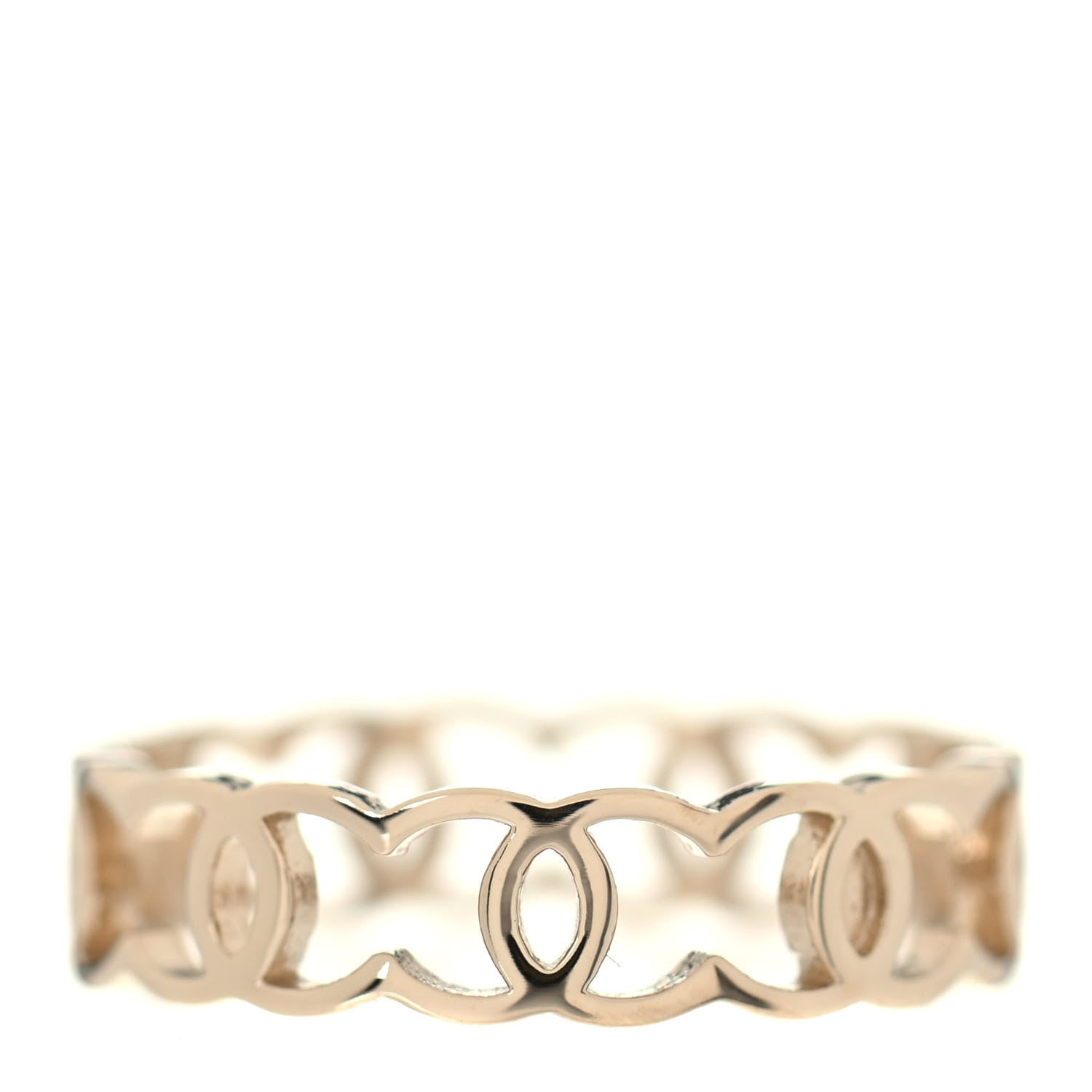 Chanel Metal CC Ring 7 Gold 2 of 3