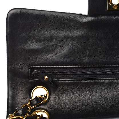 Chanel Lambskin Quilted Small Double Flap Black 8 of 15