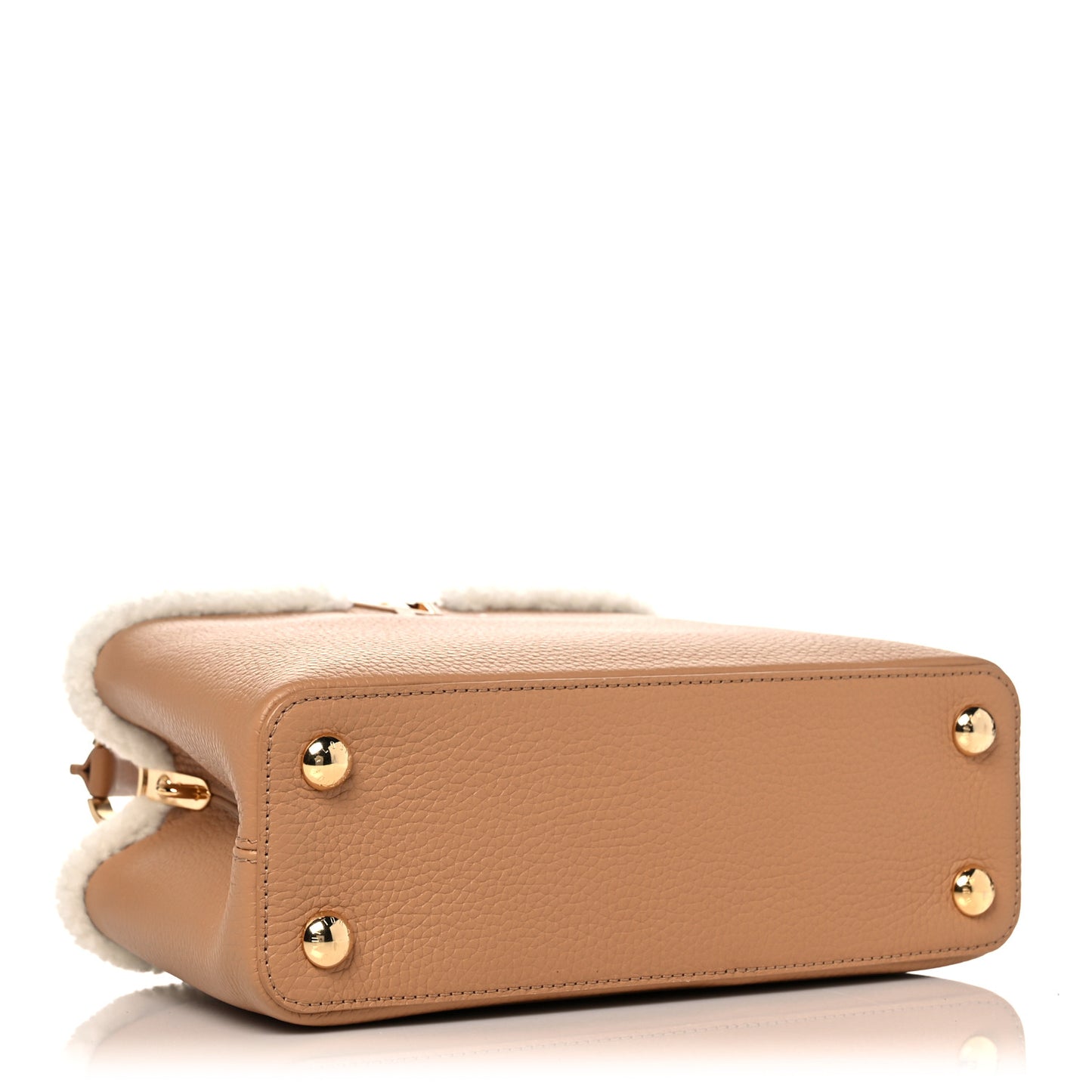 Taurillon Shearling Capucines BB Arizona