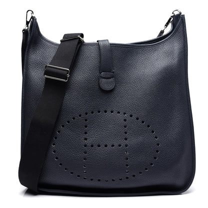 Hermes Taurillon Clemence Evelyne III TGM Black 1 of 8