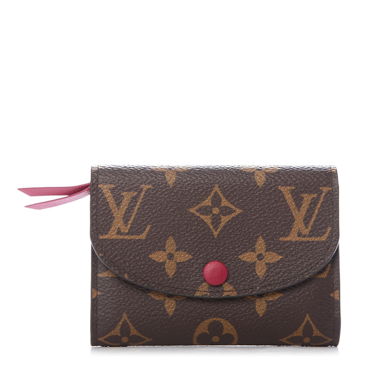 Monogram Rosalie Coin Purse Fuchsia