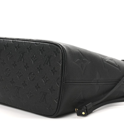 Louis Vuitton Empreinte Monogram Giant Neverfull MM Black 9 of 9