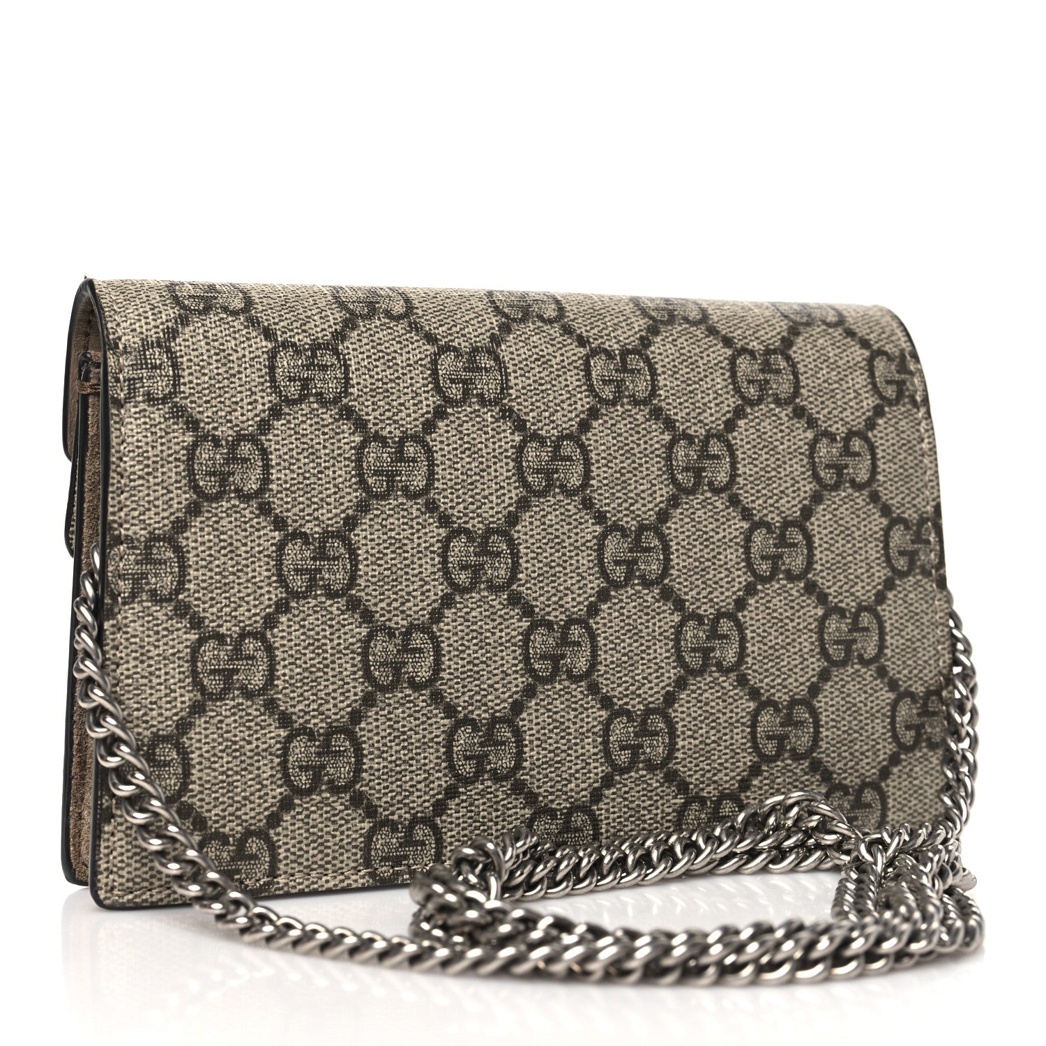 Gucci GG Supreme Monogram Super Mini Dionysus Shoulder Bag Taupe 3 of 10