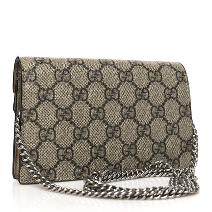 Gucci GG Supreme Monogram Super Mini Dionysus Shoulder Bag Taupe 3 of 10