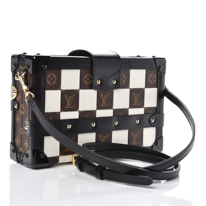 Louis Vuitton Monogram Tressage Petite Malle Creme 3 of 9