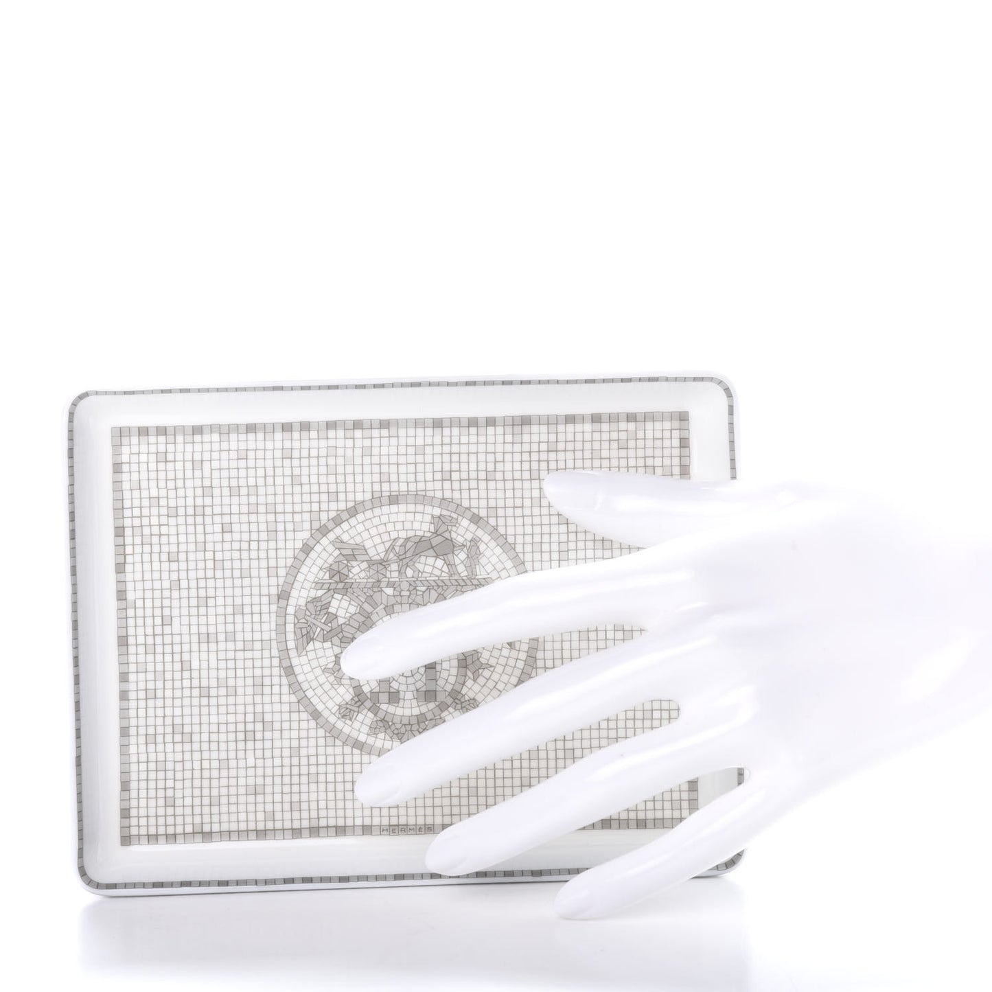 Porcelain Mosaique Au 24 Sushi Plate Platine