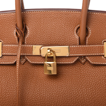 Hermes Togo Birkin 30 Gold 10 of 10