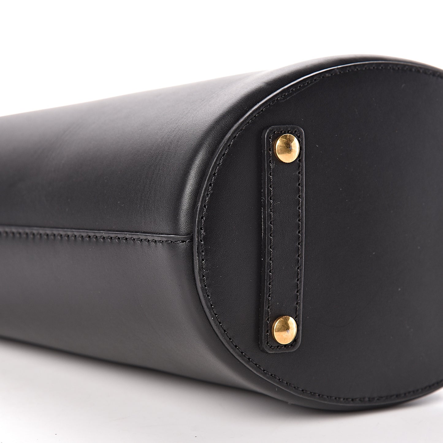 Supple Calfskin Small Bucket Black