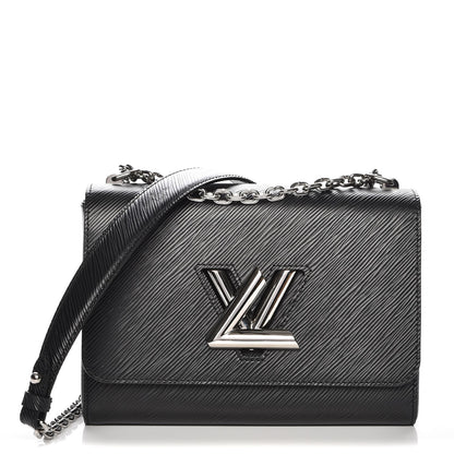 Louis Vuitton Epi Twist Shoulder Bag MM Black 1 of 9
