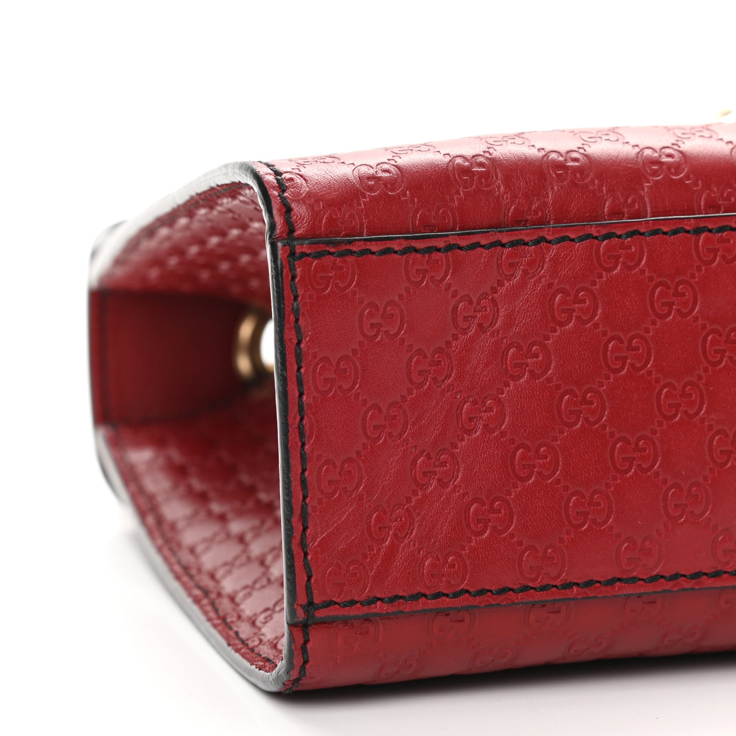 Gucci Microguccissima Medium Emily Chain Shoulder Bag Red 8 of 9