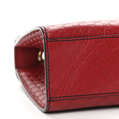 Gucci Microguccissima Medium Emily Chain Shoulder Bag Red 8 of 9
