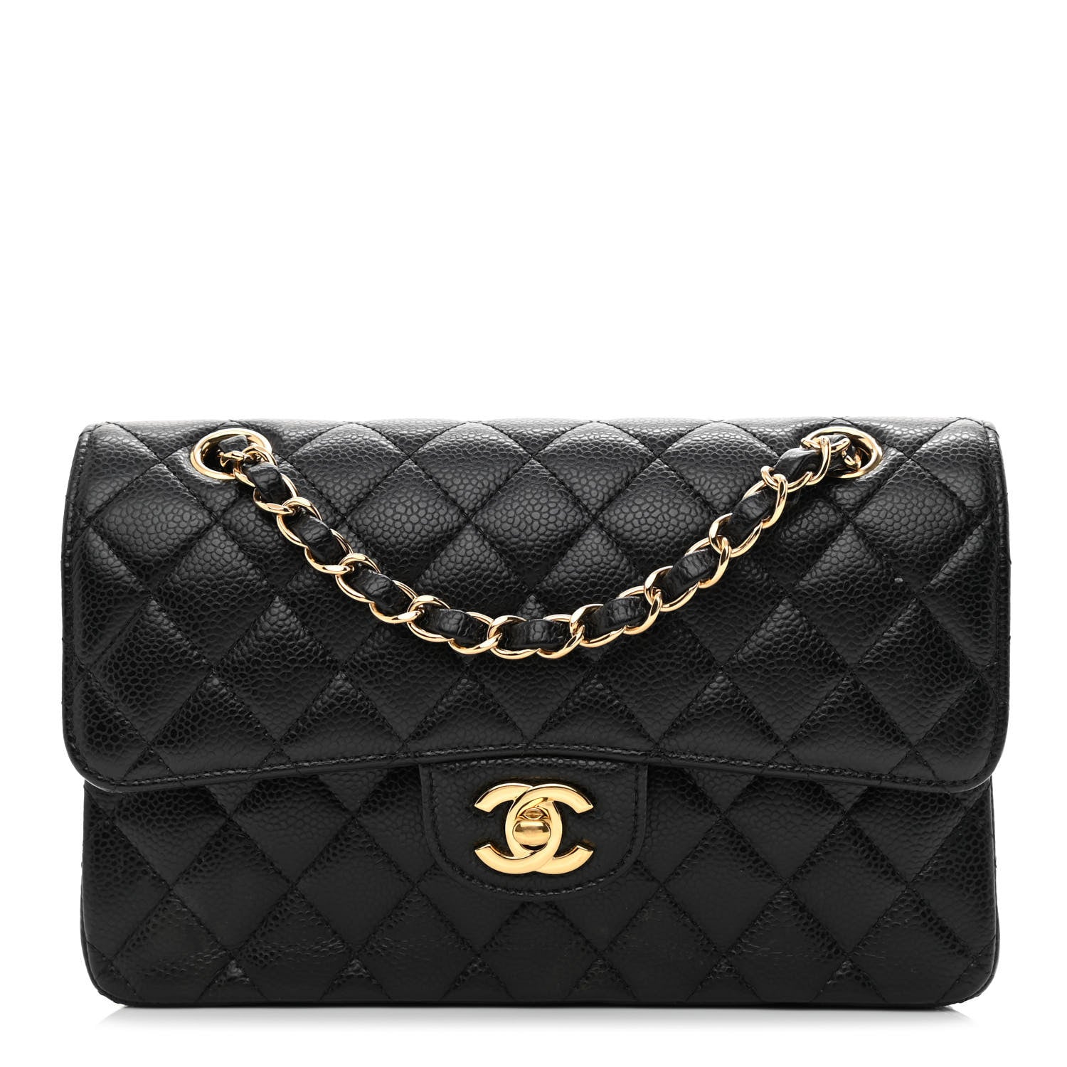 Chanel Caviar Quilted Small Double Flap Black 1 of 13