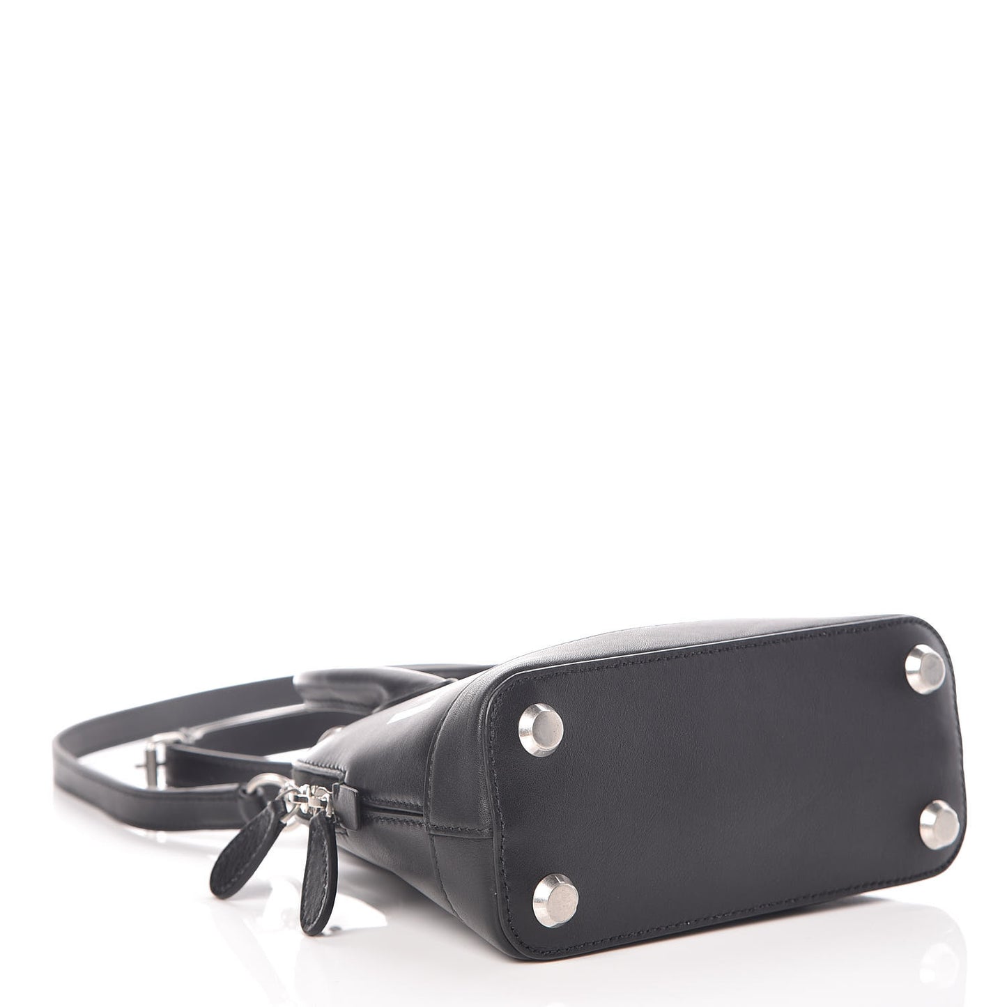 Calfskin I Love Techno XXS Ville Top Handle Bag Black Multicolor