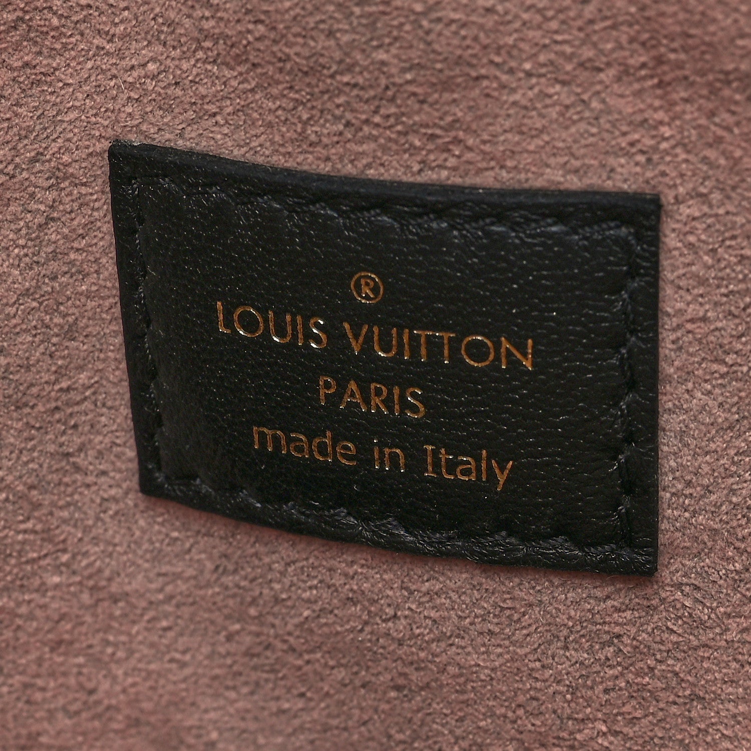 Louis Vuitton Lambskin Embossed Monogram Coussin PM Black 6 of 9