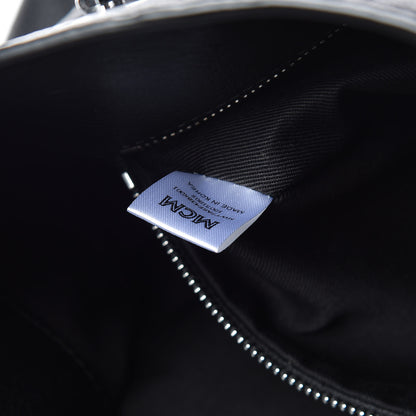 MCM Calfskin Ottomar Monogram Large Essential Tote Black 9 of 16